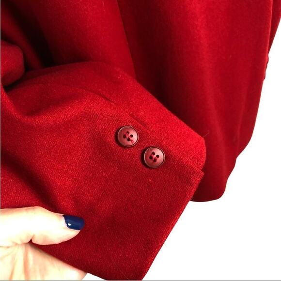 VTG Pendleton Red 100% Virgin Wool Blazer Button - Picture 10 of 15